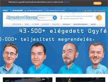 Tablet Screenshot of nyomtassolcson.hu